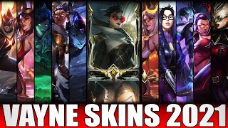 Vayne Visual Effect Update Comparison  All Affected Skins  League Of Legends [upl. by Belmonte]