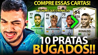 COMPRE JÁ 😱 10 CARTAS PRATAS BUGADAS NO FC MOBILE 2024 🔥  ATACANTE MELHOR QUE R9  EP 01 [upl. by Aihselat]