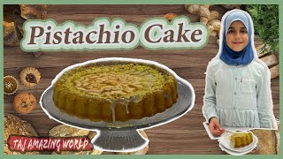 Easy Pistachio Cake Recipe for Pistachio Lovers [upl. by Enidaj]