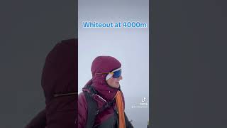 Whiteout at 4000m on Breithorn 4160m [upl. by Magena]