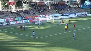 HJK TV HJK Helsinki  Bangor City 100 [upl. by Lachus219]