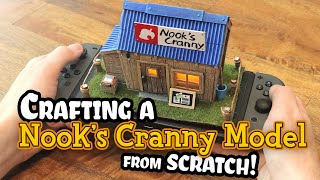 How to Craft a Miniature NOOKS CRANNY from SCRATCH  Animal Crossing Crafts [upl. by Nathan]