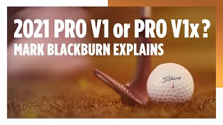 Pro V1 vs Pro V1X Which Titleist Is Right For You  Instruction  Golfing World [upl. by Hukill140]