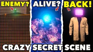 SECRET AGENTS FIRST STEP CRAZY SECRET SCENE  SKIBIDI TOILET 73 ALL Easter Egg amp Theory [upl. by Nahtannoj617]