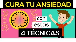 💜 Cómo CURAR la ANSIEDAD ✨ 4 TÉCNICAS que te ayudarán a SUPERAR la ANSIEDAD [upl. by Yggep]