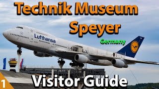 Technik Museum Speyer  747 JUMBO Wing Walk amp Visitor Guide [upl. by Yuzik]