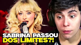 DIREITO DE SER PIRANHA AS POLÊMICAS DA TURNÊ DA SABRINA CARPENTER  React [upl. by Ynahteb646]