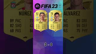 Nunez vs Alvarez 🔥 FIFA Evolution FIFA 2125 EAFC 25 [upl. by Haskel]