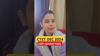 CTET DEC 2024  CDP Marathon Class  Join Live 1200 PM [upl. by Houser]