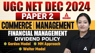 UGC NET Commerce amp Management Classes 2024  Commerce Management Financial Management [upl. by Havelock439]