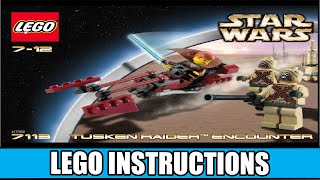 LEGO 7113 Instructions  Episode II  Tusken Raider Encounter  Star Wars [upl. by Nylcoj928]