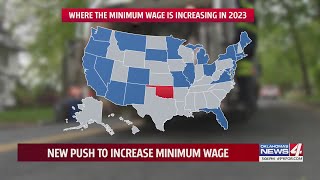 New push to increase Oklahomas minimum wage [upl. by Akinal]