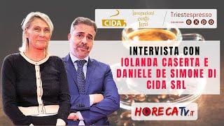 TRIESTESPRESSO 2024  Intervista con Iolanda Caserta e Daniele De Simone di CIDA Lavorazione caffè [upl. by Schlessel]