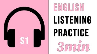 Get English Listening Skill in 3 min  S1 [upl. by Orland]