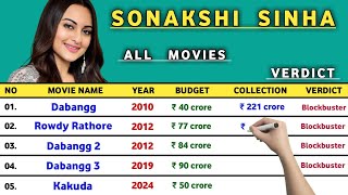 Sonakshi Sinha All Hits and Flops Movies List 2024 ll Kakuda Movie Review [upl. by Coats914]