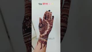 Henna mehandi design 🥰😍 [upl. by Mcdonald]