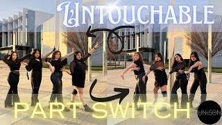 ITZY quotUNTOUCHABLEquot Part Switch Ver  UNiSON Practice Video [upl. by Gnoix]