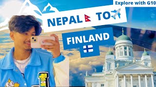 Nepal 🇳🇵 to Finland 🇫🇮  study in Finland  Students in Finland  Nepali students in Finland [upl. by Eimiaj608]