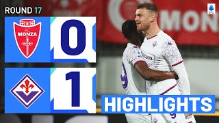 MONZAFIORENTINA 01  HIGHLIGHTS  Beltrán does it again for La Viola  Serie A 202324 [upl. by Owain]