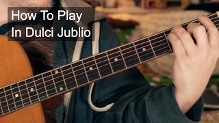 In Dulci Jublio Guitar Tutorial Mike Oldfield Version Chords and Melody [upl. by Bever343]