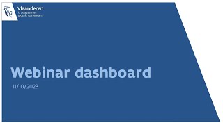 Webinar dashboard covidvaccinatie voor de eerstelijnszones [upl. by Mencher592]