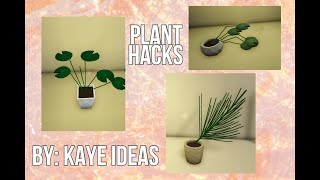 PLANT HACKS ON BLOXBURG BY KAYE IDEAS [upl. by Pool]