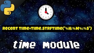 Python time module ⌚ [upl. by Quinta276]