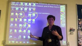 Promethean board  how to write over programs [upl. by Gris]