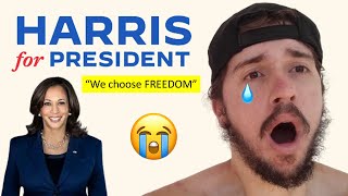 Kamala Harris first Campaign video for President REACTION [upl. by Ennovihs693]