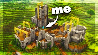 Building A Minecraft Castle With No Plan [upl. by Rosemary821]