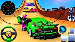 Ramp Car Stunts Simulator  Racing Car 3D  Android Gameplay rampcar megarampcar gaming [upl. by Kriss95]