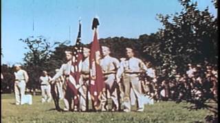 Funeral of President Manuel L Quezon at Arlington Cemetery [upl. by Zennas822]