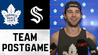 Maple Leafs Media Availability  Postgame vs Seattle Kraken  October 31 2024 [upl. by Dranrev]