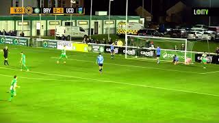 Guillermo Almirall Peñalver Goal  Bray Wanderers v UCD  2024 League Of Ireland Football Playoffs [upl. by Mogerly99]