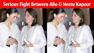 Alia bhatts breakdown amp fight with mother in law Neetu Kapoor for Ranbir Kapoors after separation [upl. by Ailicec955]