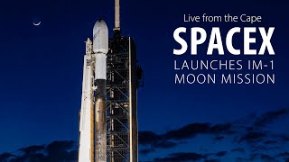 Watch Live SpaceX Falcon 9 rocket launches moon mission for Intuitive Machines and NASA [upl. by Kathy971]