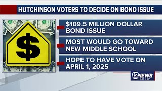 Hutchinson BOE approves 2025 bond election [upl. by Llerroj996]