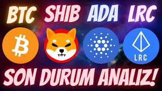 SHİBA  CARDANO YÜKSELİŞ GELİR Mİ BTCSHIBADALRC COİN SON DURUM TEKNİK ANALİZ [upl. by Jedthus]