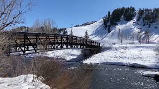 Howelsen Skiing Steamboat Springs Colorado walking path downtown [upl. by Eelyma630]