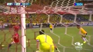 Colombia 3  3 Chile  Gol Caracol  Eliminatorias Brasil 2014 [upl. by Pilar]