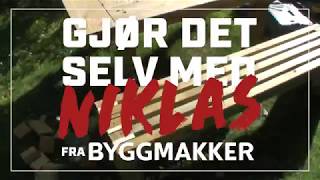 DIY  Byggmakker Hvordan bygge utebenk [upl. by Larson]