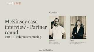 McKinsey partner round case interview example with analysis part 1 [upl. by Steen]