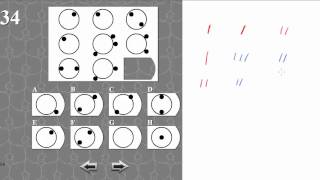 IQ TEST matrix 34 SOLVED AND EXPLAINED [upl. by Damales]