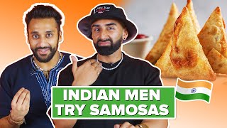 Indian Men Try Other Indian Mens Samosa [upl. by Haeluj]