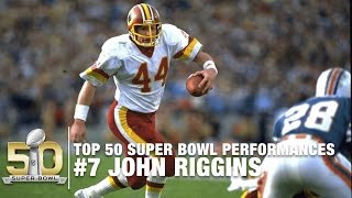 7 John Riggins Super Bowl XVII Highlights I Top 50 SB Performances [upl. by Aulea]