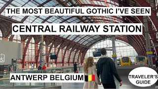 ANTWERP CENTRAL RAILWAY STATION BELGIUM [upl. by Noissap]