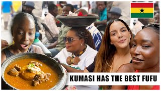 I Travelled To KUMASI With My Greek Friend For The First Time To Try The Best FUFU In Ghana [upl. by Cortie]