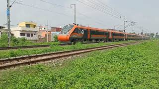 First Run of Tata  Patna via Daltonganj Vande Bharat Express [upl. by Oenire]