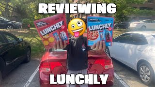 Reviewing The New Lunchly Prime X Feastables Collab [upl. by Sirad171]