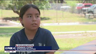 Texas school shooting 10yearold survivor recalls hearing shots and screams as gunman opened fire [upl. by Welch]